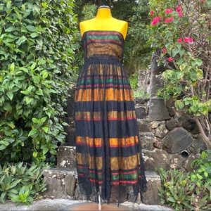 GEOFFREY BEENE Bonwit Teller 1968 vintage lace cocktail dress flawed but fabulux